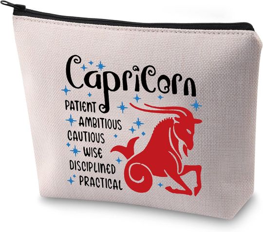 Discover Zodiac Sign Cosmetic Bag Horoscope Makeup Bag