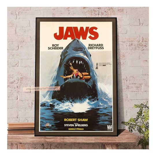 Discover Jaws Poster Jaws Movie Vintage Poster