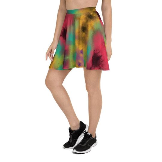 Discover Christmas Holiday Skater Skirt
