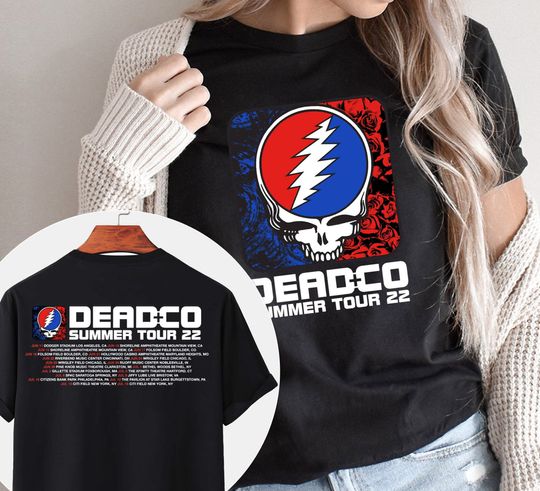 Discover Dead and Company Shirt , Dead & and Summer American Tour 2022 T-shirt