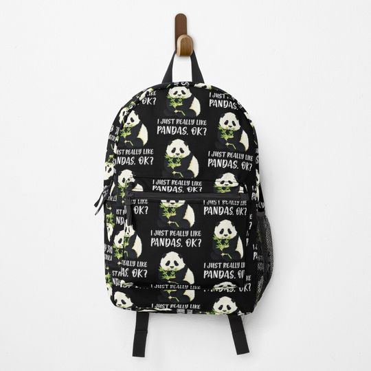 Discover I Just Really Like Pandas, OK? Backpack
