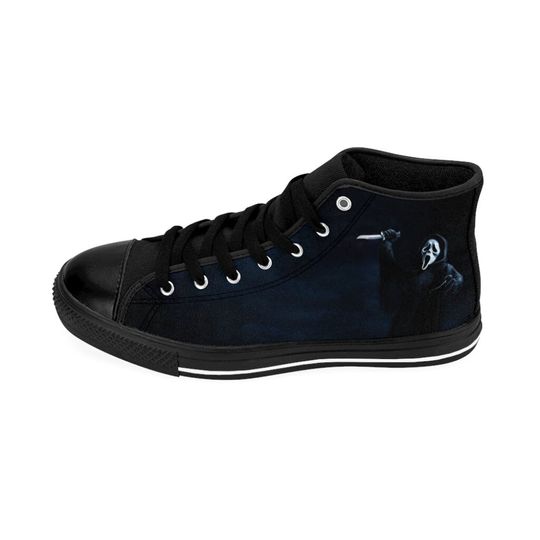 Discover Ghostface High Tops, Scream Shoes, Ghostface Merch
