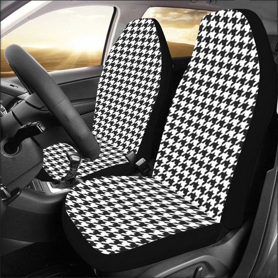 Discover Houndstooth Car Seat Covers
