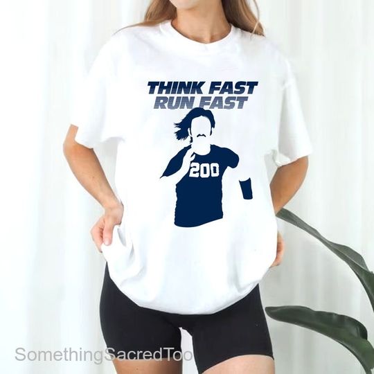 Discover Chad Powers Shirt, Chad Powers Think Fast Run Fast T-shirt