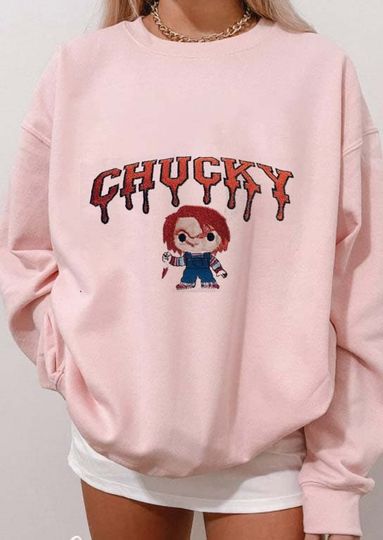 Discover Chucky Doll Drip Vintage Sweatshirt
