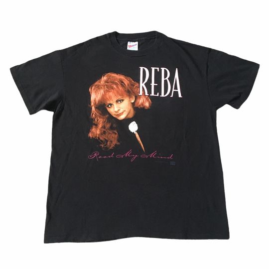 Discover Vintage 90s Reba McEntire Read My Mind Tour T-Shirt