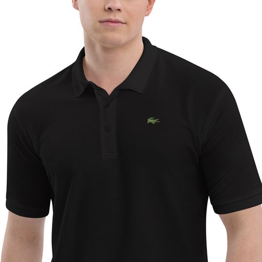 Discover Alligator Emblem Men's Premium Polo, Gifts for Dad