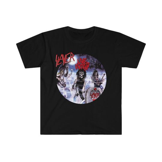 Discover Slayer "Live Undead" 1984 T-Shirt