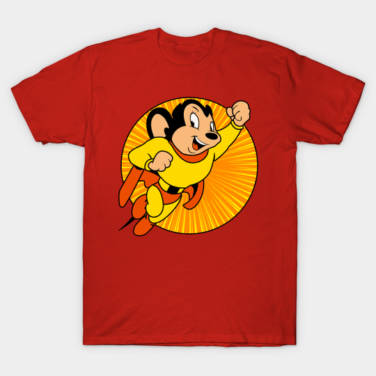 Discover Mighty Mouse - Childhood Cartoon -  Mighty Mouse - T-Shirt