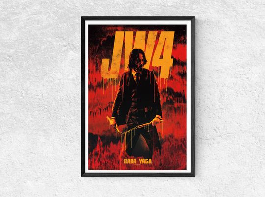 Discover John Wick: Chapter 4 Keanu Reeves Movie Poster