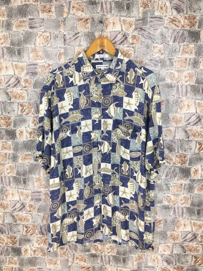 Discover Pierre Cardin Rayon Hawaiian Shirt