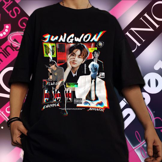Discover Jungwon Enhypen Idol Kpop Vintage Shirt, Yang Jungwon Enhypen T-Shirt