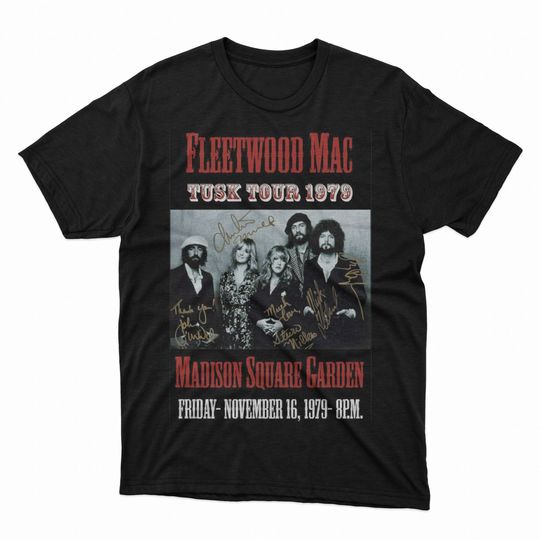 Discover Fleetwood Mac Tusk Tour 1979 T-shirt, Madison Square Garden T-Shirt