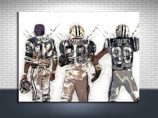 Discover Joe Namath, Curtis Martin, Wayne Chrebet Poster