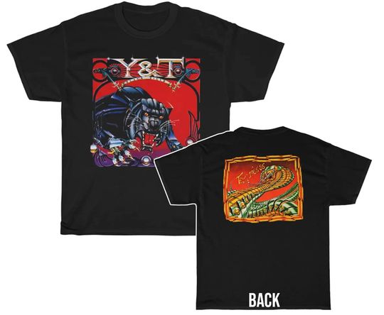 Discover Y&T Black Tiger / Mean Streak 1985-86 Tour Shirt