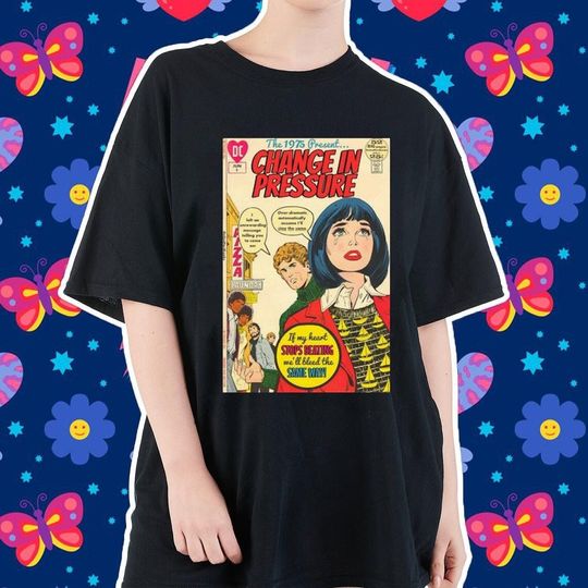 Discover The 1975 Pressure Vintage Comic T-shirt