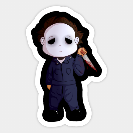Discover Chibi Michael Myers - Michael Myers - Sticker