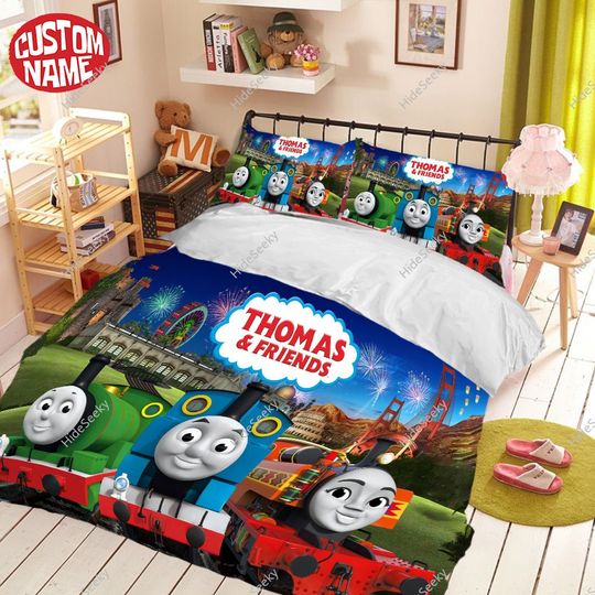 Discover Thomas The Train Personalized Bedding Set