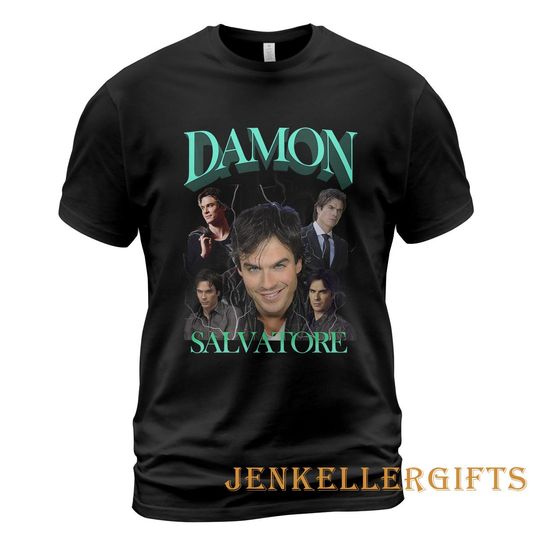 Discover Damon Salvatore T-Shirt, Vintage Damon Salvatore Shirt
