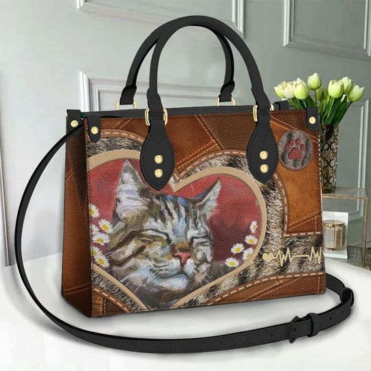 Discover Cat Leather Bag