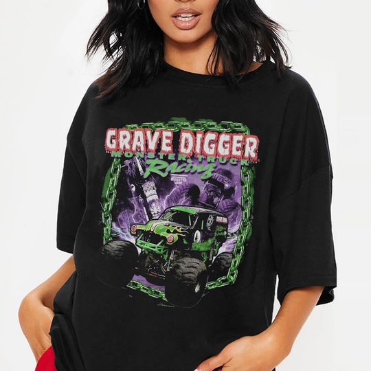 Discover Vintage 1994 Grave Digger Monster Jams Truck Shirt