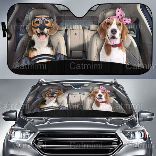 Discover Beagle Car Sun Shade, Beagle Sun Shade
