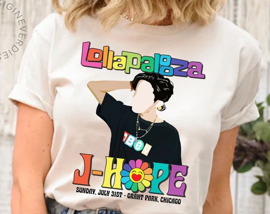Discover J-Hope Shirt, JHope at Lollapalooza Shirt, Hobipalooza Shirt,
