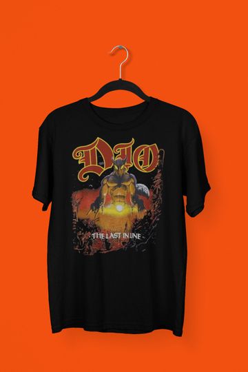Discover Dio The Last In Line Tour T-Shirt, Dio Band Shirt, Concert Tour T-shirt