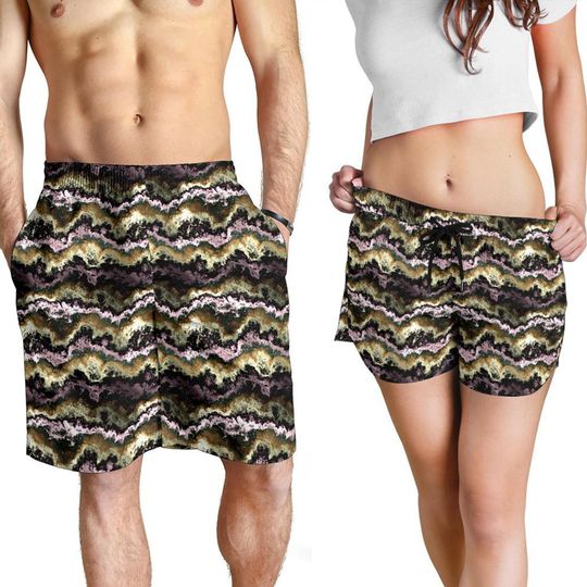 Discover Marble Shorts - Marble Pattern Swim Shorts