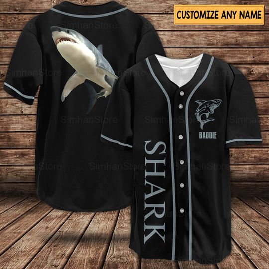 Discover Shark Baseball Jerseys