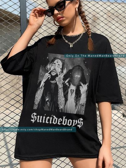 Discover SuicideboyS Scrim and Ruby II Shirt, Grey Day Tour Tee