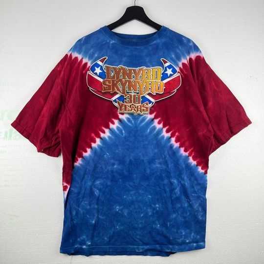 Discover Vintage Liquid Blue Lynyrd Skynyrd Band T Shirt