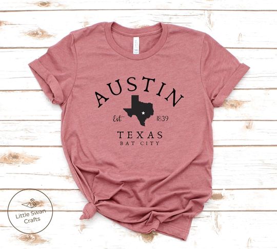 Discover Austin Shirt, Bat City Texas T-shirt