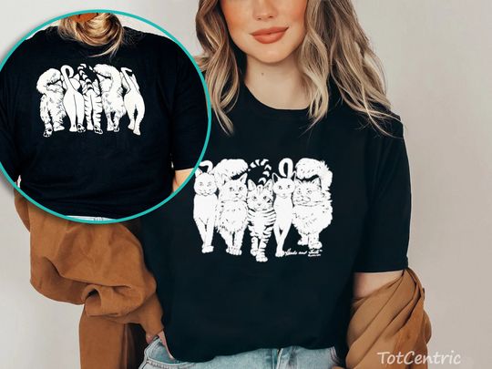 Discover Vintage 90s Cats Linda Lori T-Shirt, Heads And Tails Linda Lori Cats Shirt