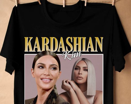Discover Kim Kardashian Classic Tshirt, TV Star Tshirt, Fan Kardashian Tshirt