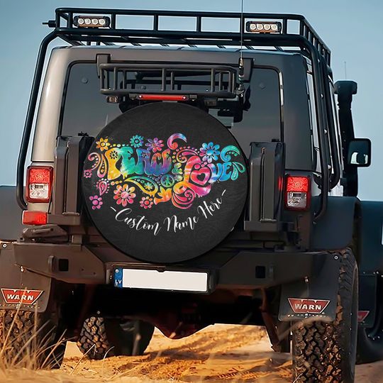 Discover Personalized Peace Love Spare Tire Cover