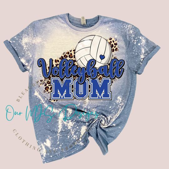 Discover Volleyball Mom -  Bleached 3D Shirt