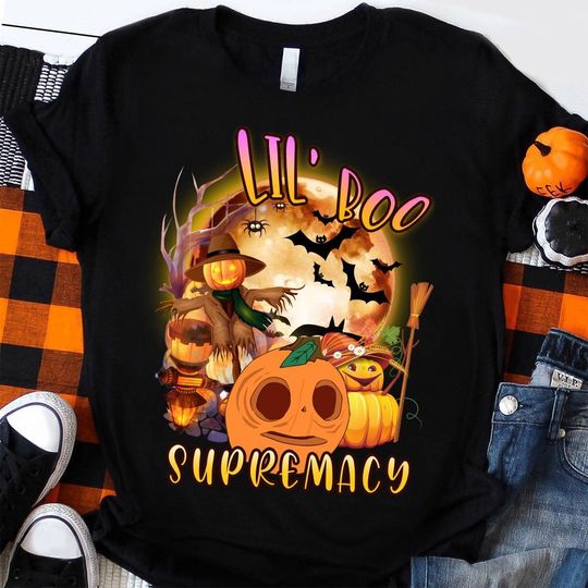 Discover HHN 2022 Halloween horror Tshirt Lil Boo Supremacy Tribute to the true pumpkin lord