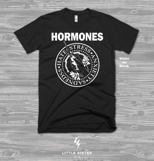 Discover Hormones // Ramones Punk Parody Shirt