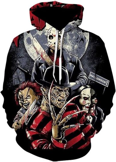 Discover Classic Horror Movie Series 3D Hoodie, Chucky 3D Hoodie