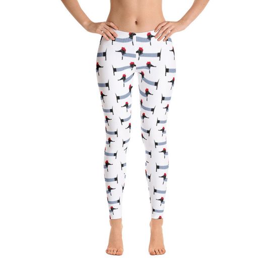 Discover French Weiner Dog Leggings