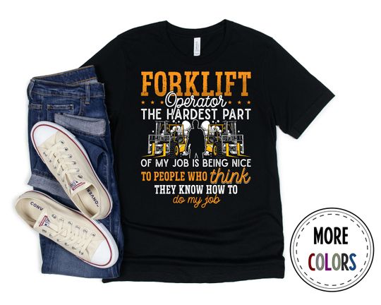 Discover Forklift Operator Shirt, Forklift Tshirt