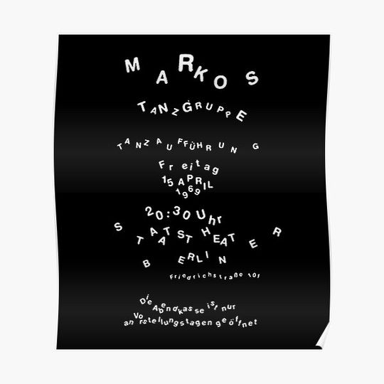 Discover Helena Markos Tanzgruppe Premium Matte Vertical Poster