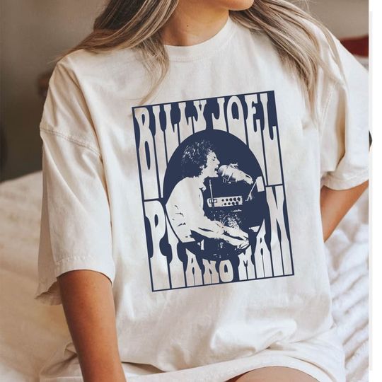 Discover Billy Joel Vintage Shirt, Piano Man Billy Joel T-shirt