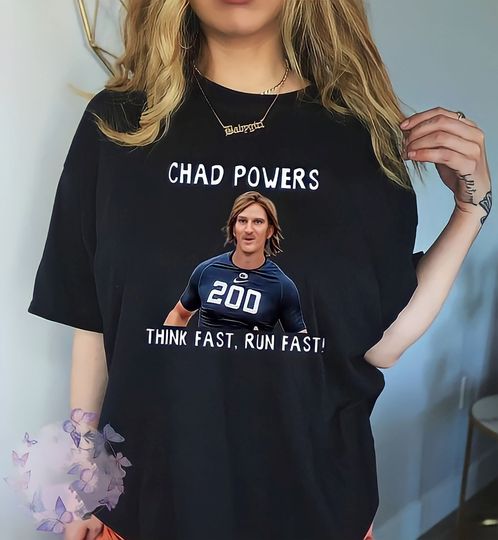 Discover Chad Powers Shirt, Think Fast Run Fast, Chad Powers Tshirt, Eli Manning Tshirt