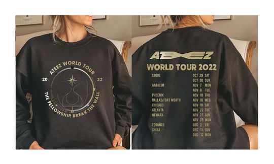 Discover Ateez: The Fellowship Concert Tour Shirt for Atiny Fans