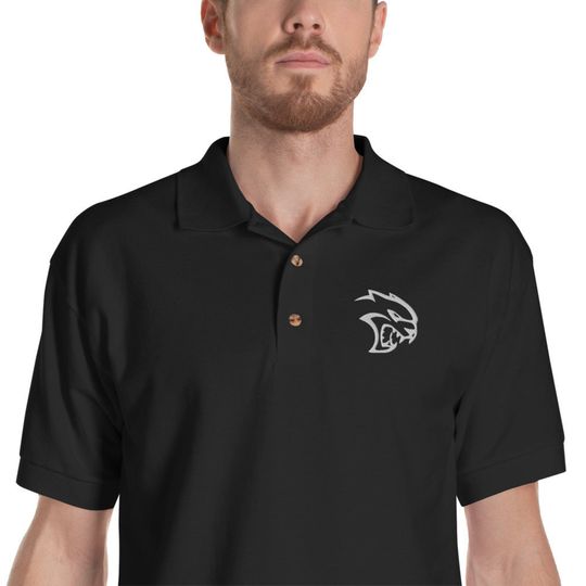 Discover Hellcat Embroidered Polo Shirt