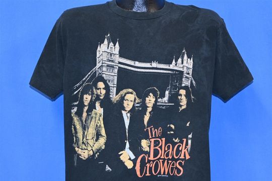 Discover 90s Black Crowes Shake Your Money Maker World Tour Crow Rock T shirt