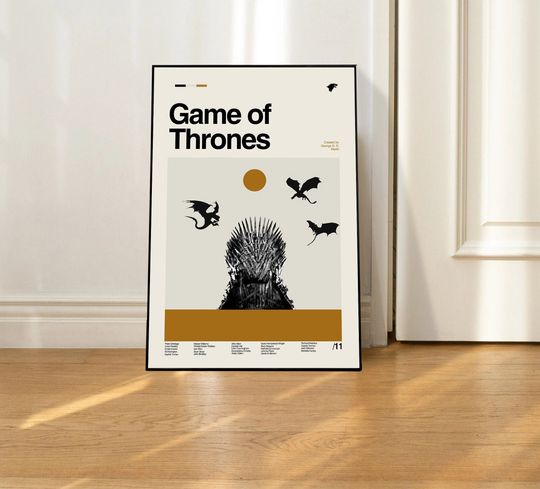 Discover Game of Thrones Minimalist Poster