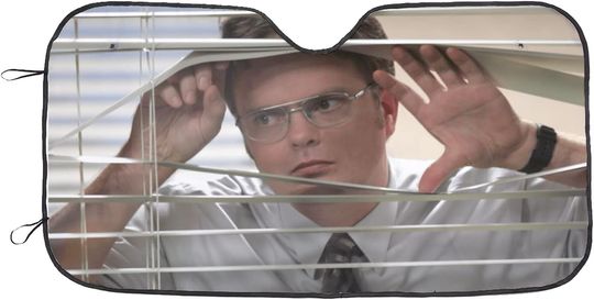 Discover Funny Car Sunshade, The Office Car Sun Shade